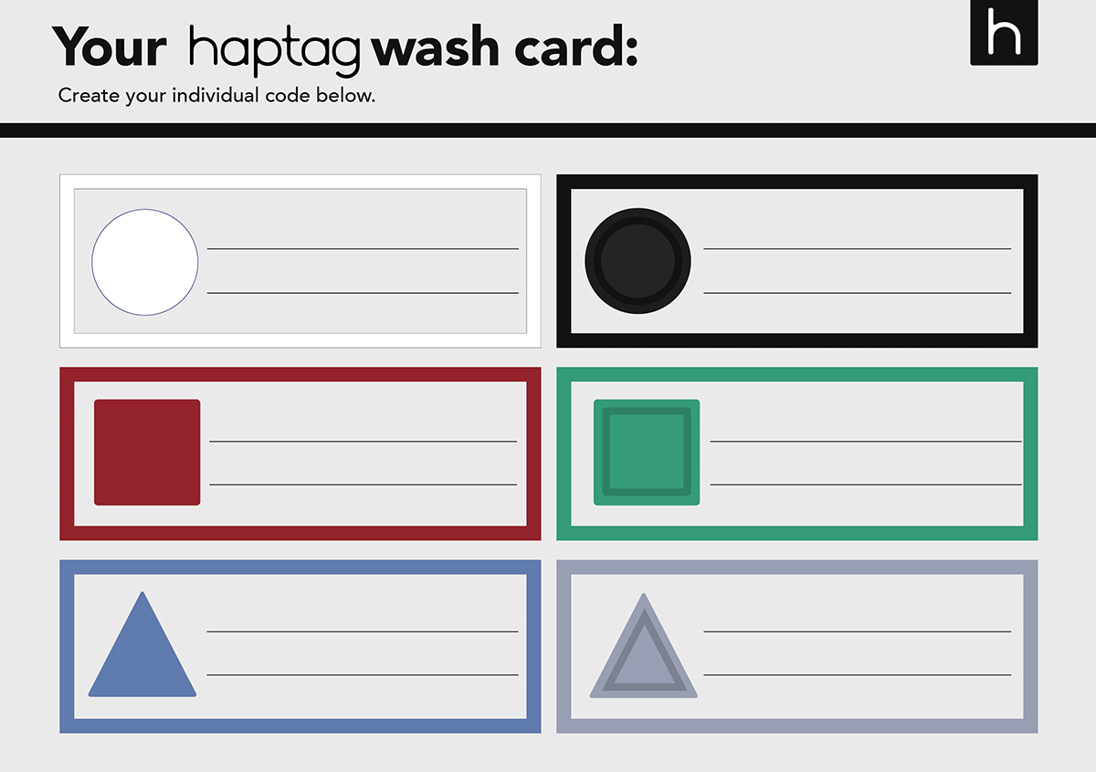 Bild der haptag-wash-card